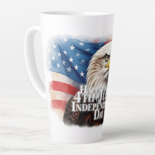 Taza De Café Latte Espíritu de Independencia