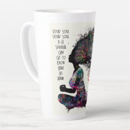 Taza De Café Latte Espiritual Gem Latte Mug