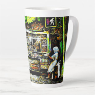 Taza De Café Latte Esplendente