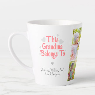 Taza De Café Latte Esta abuela pertenece a los nombres de los niños F