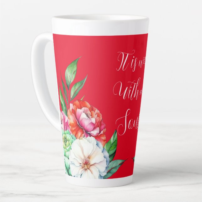 Taza De Café Latte Está Bien Con Mi Alma (Ángulo izquierdo)