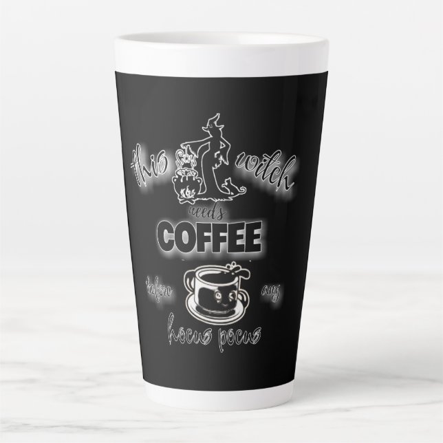 Taza De Café Latte Esta bruja (Anverso)