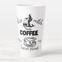 Taza De Café Latte Esta taza de Latte de bruja
