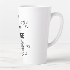 Taza De Café Latte Esta taza de Latte de bruja