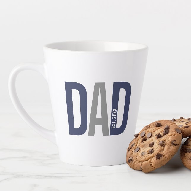 Taza De Café Latte Establecimiento de un padre moderno con personalid (Subido por el creador)