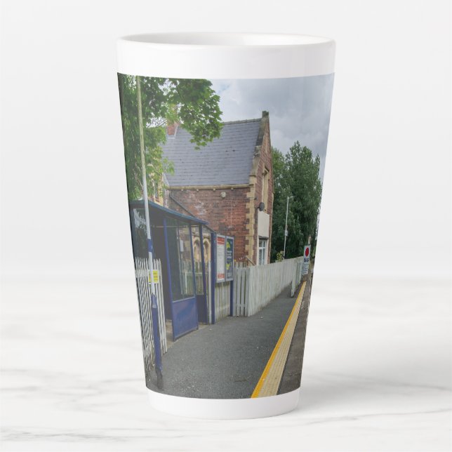 Taza De Café Latte Estación de ferrocarril de Rawcliffe (Anverso)