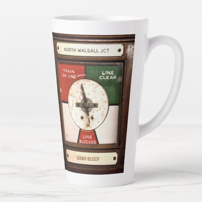 TAZA DE CAFÉ LATTE ESTACIONES DE TREN (Derecha)