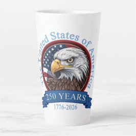 Taza De Café Latte Estados Unidos, 250° Aniversario