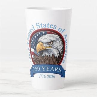 Taza De Café Latte Estados Unidos, 250° Aniversario