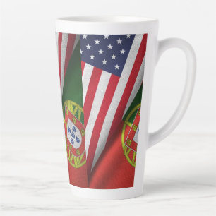 Taza De Café Latte Estadounidense de Portugal