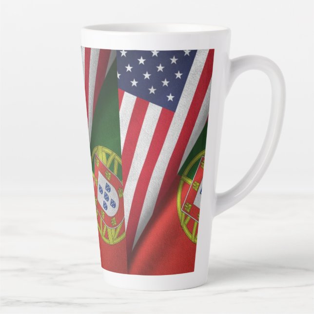 Taza De Café Latte Estadounidense de Portugal (Derecha)