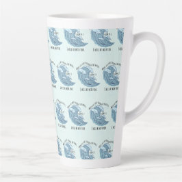 Taza De Café Latte Estaré Contigo Cristiano 