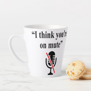 Taza De Café Latte Estás en silencio, creo que estás en silencio