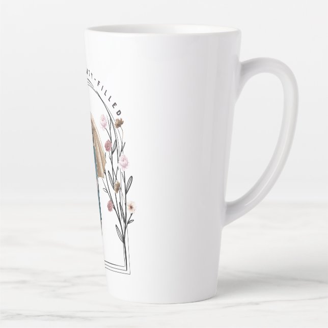 Taza De Café Latte Estás Lleno De Belleza (Derecha)