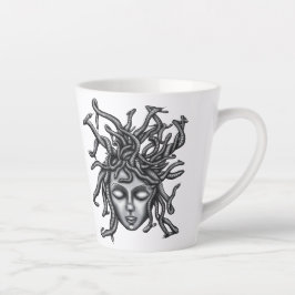 Taza De Café Latte Estatua de Medusa, escultura griega, mitología