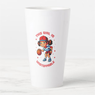 Taza De Café Latte Este Chica Es Imparable