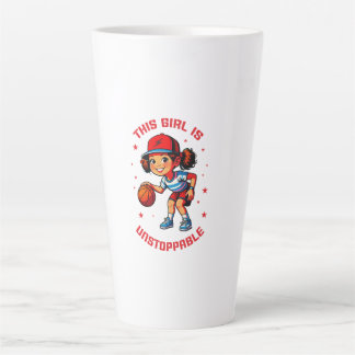 Taza De Café Latte Este Chica Es Imparable