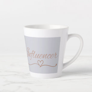 Taza De Café Latte Estética de Influencer, Regalo de Cumpleaños Bonit