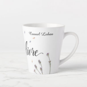 Taza De Café Latte Estética Personalizada Modern L'Art de Vivre