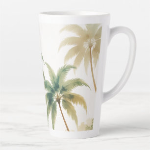 Taza De Café Latte Estilo de época Hawai Viajes Honolulu
