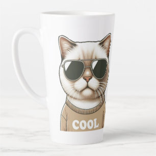 Taza De Café Latte Estilo de gato