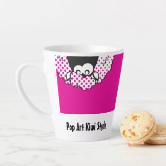 Taza De Café Latte Estilo Pop Art Kiwi