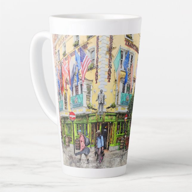Taza De Café Latte Esto es Dublín-Irlanda (Ángulo izquierdo)