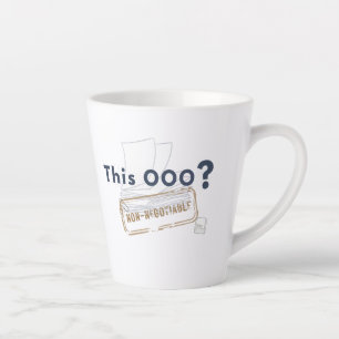 Taza De Café Latte ¿Esto es OOO? NO NEGOCIABLE