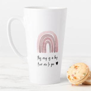 Taza De Café Latte Esto Es Un Abrazo De Mí Para Ti