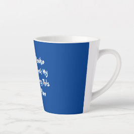 Taza De Café Latte Estoy despierto latte Mug