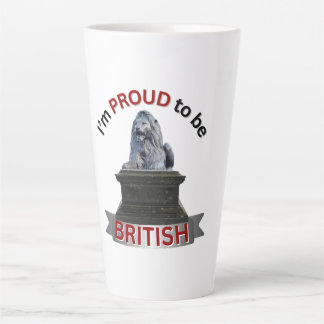 Taza De Café Latte Estoy orgulloso de ser británico