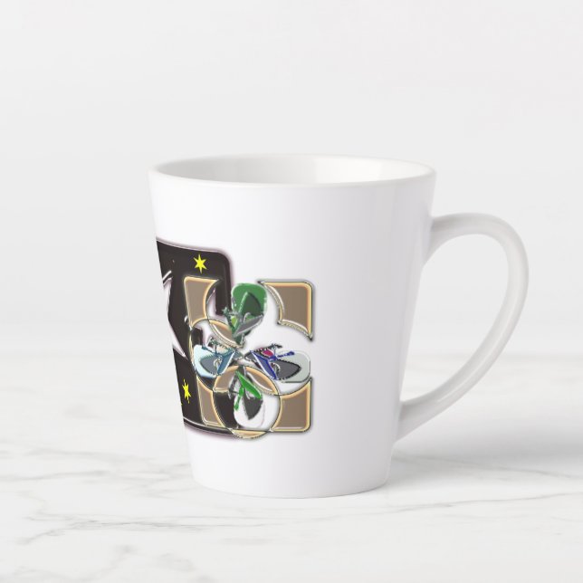 Taza De Café Latte Estrella (Derecha)