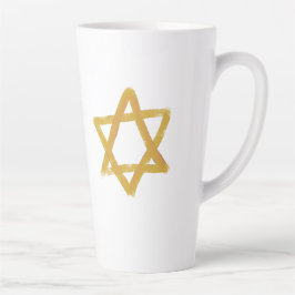 Taza De Café Latte Estrella de David Mug