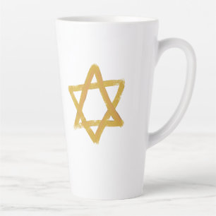 Taza De Café Latte Estrella de David Mug