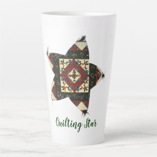 Taza De Café Latte Estrella de la Inclinación