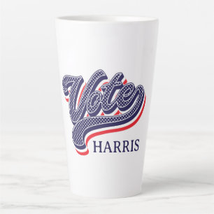 Taza De Café Latte Estrellas y franjas electorales personalizadas