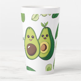 Taza De Café Latte Estuche Cutto Aguacate Pareja de Teléfono | Funny 