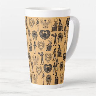 Taza De Café Latte Eternal Sands: Egyptian Antique Elegance for Time