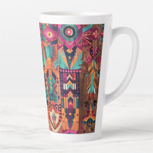 Taza De Café Latte Ethereal Sapphire "Legacy of the Sun Empire" Latte