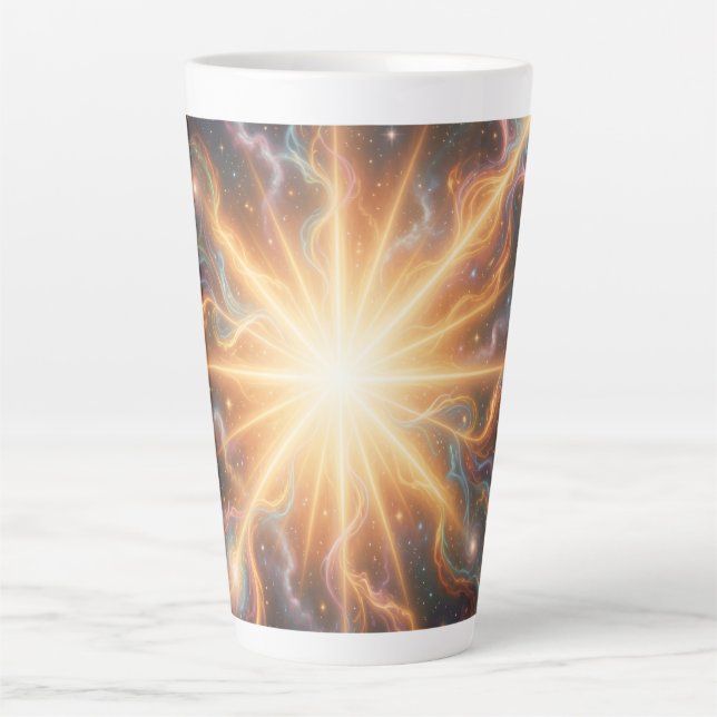 Taza De Café Latte Ethereal Vision – Beyond Reality48 (Anverso)