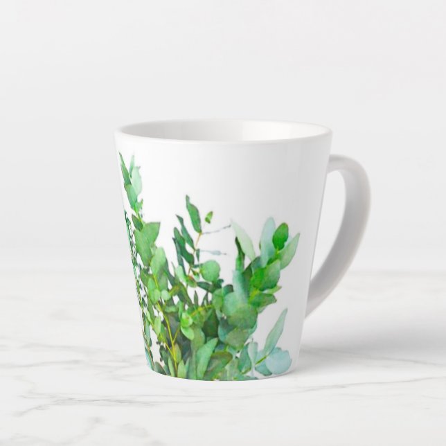Taza De Café Latte Eucalyptus (Ángulo derecho)