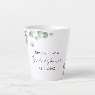 Taza De Café Latte Eucalyptus Script Despedida de Soltera Personaliza