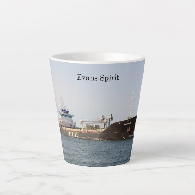 Taza De Café Latte Evans Spirit latte mug (Anverso)