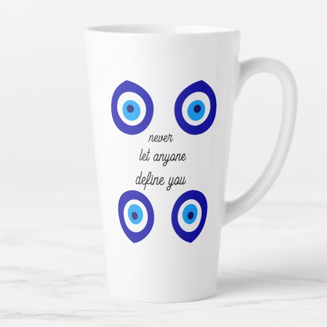 TAZA DE CAFÉ LATTE EVIL EYE (Derecha)
