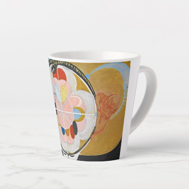 Taza De Café Latte Evolución Nº 13 de Hilma af Klint (Ángulo derecho)