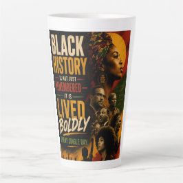 Taza De Café Latte Excelencia Negra Cita 2da