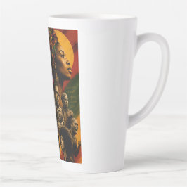 Taza De Café Latte Excelencia Negra Cita 2da