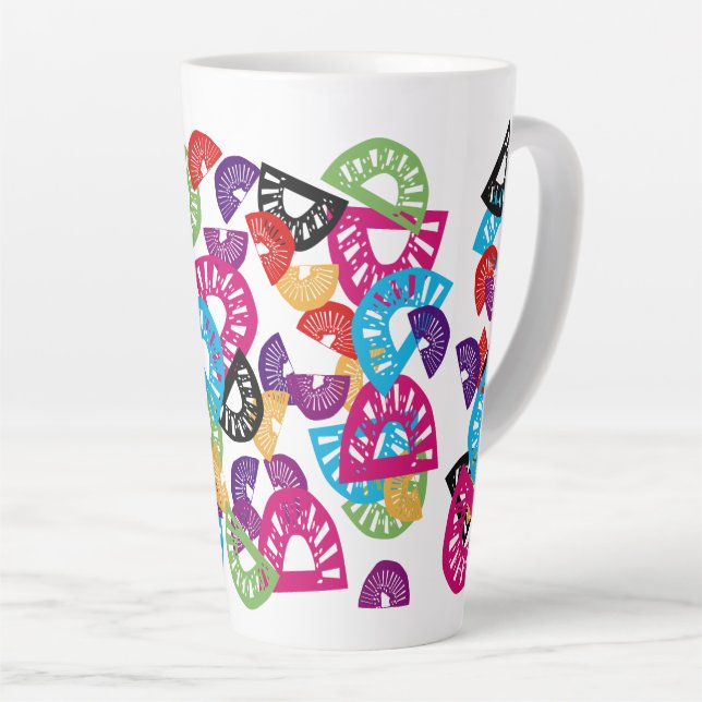 Taza De Café Latte Exotic Kiwi Cocktail (Spain & New Zealand) (Ángulo derecho)