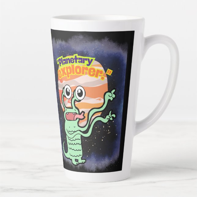 TAZA DE CAFÉ LATTE EXPLORADOR PLANETARIO (Derecha)