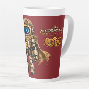 Taza De Café Latte Explorador Robot Viajero del Desierto AIC